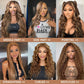 Highlight Ombre Lace Front Wig Human Hair Pre Plucked With Baby Hair 13x4 Body Wave Frontal Wigs Human Hair 200% Density 4/27 Colored Honey Blonde Lace Front Wig for Women 26 Inch