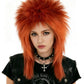 BESTBEL 80s Wig Ginger Mullet Wig Rocking Diva Wigs Funny Rocker Punk Hair