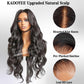 KADOYEE Body Wave Lace Front Wigs Human Hair 180 Density 13x4 HD Lace Front Wigs Human Hair Pre Plucked Glueless Wigs Human Hair Frontal Wigs with Baby Hair for Black Women 28 Inch
