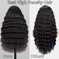 VIPPRETTY 13X6 HD Lace Front Wig,30Inch Glueless Loose Deep Wave Wig Natural Black.Synthetic Lace Front Wigs Human Hair Touch,Vogue Highlight Technology-Premium Fiber & Human Hair Blended.