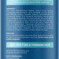 Rosemary and Biotin Shampoo for Thinning Hair - Vegan Volumizing Shampoo for Fine Hair with Argan and Tea Tree Oil - Paraben Silicone and Sulfate Free Shampoo for Dry Damaged Weak and Thin Hair Care