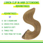 LORIEN Clip in Hair Extensions Real Human Hair, 18 Inch 100g, 6 Medium Brown, Clip in 100% Brazilian Remy Human Hair Extensions 8pcs Per Set with 18 Clips Double Weft