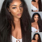 Sunber Bye Bye Knots 7x5 Lace Front Glueless 4C Egde Yaki Straight Human Hair Wigs Pre Plucked Invisible Knots Pre Everything 3S Ready to Wear Yaki Straight Human Hair Wig 24Inch