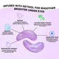 Maskiss Retinol Under Eye Patches (24 Pairs), Purple Eye Masks for Dark Circles, Puffy Eyes & Wrinkles, Firming Collagen Eye Patches, Vegan Cruelty-Free Skincare Gifts for Women