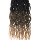 Faux Locs Crochet Hair 24Inch Goddess Locs Crochet Hair, 6Packs Crochet Locs Soft Locs Curly Ends Boho Faux Locs Synthetic Locs Crochet Hair Crochet Braids for Black Women Human Hair(1B/4/30, 24'')