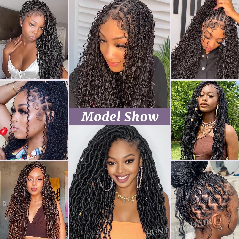 Suntefic Braided Wig Cap With Baby Hair Crochet Wig Cap For Crochet Braids Hair Glueless Double Full Hd Lace Wig Caps For Black Women (Black-69)