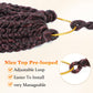 Yewell Goddess Box Braids Crochet Hair 12 Inch Boho Crochet Box-Braids With Curly Ends For Black Women,9 Packs Bohomian Crochet Box-Braid Pre Looped Box Braiding(12Inch 9Packs,TBUG)