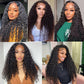 14 14 14 Inch Water Wave Bundles Human Hair 100% Unprocessed Curly Brazilian Virgin Hair Wet And Wavy 3 Bundles Human Hair Natural Black