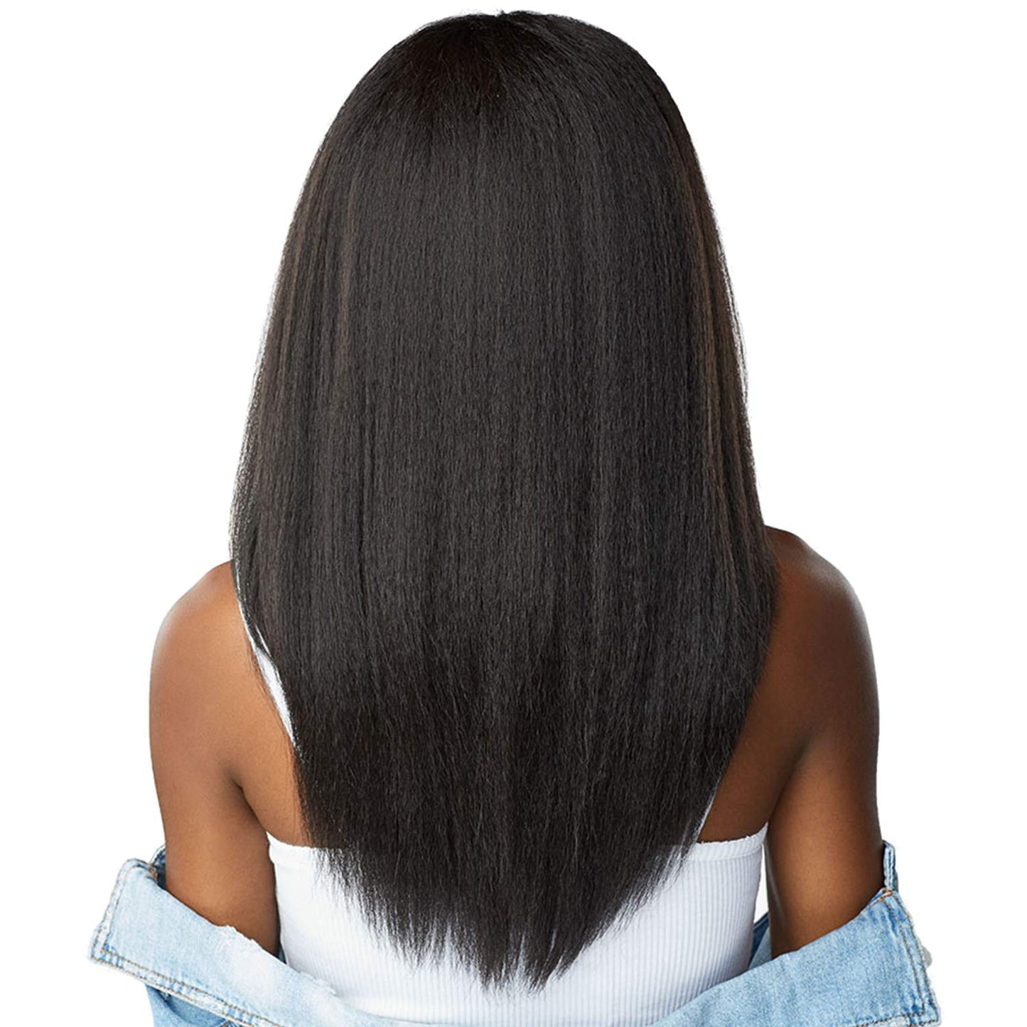 Sensationnel CKCo HalfWig - Synthetic Instant weave full wig style CURLS KINKS AND CO Half wig - ALPHA WOMAN (1B)