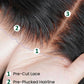 KLAIYI Yaki Straight Bye Bye Knots Glueless Wig 7x5 Precut Lace Front Wigs Human Hair Put On and Go Wigs for Beginners Pre Bleached Pre Plucked Pre Everything 3S Easy to Ready to Wear Kinky Wig 26Inch