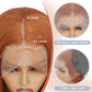 Koreyo Lace Front Wig Pre Plucked 13x4 HD Glueless Honey Blonde Lace Front Wig for Women Natural Looking Synthetic Heat Resistant Fiber Lace Wig (26 Inch) (Ginger)