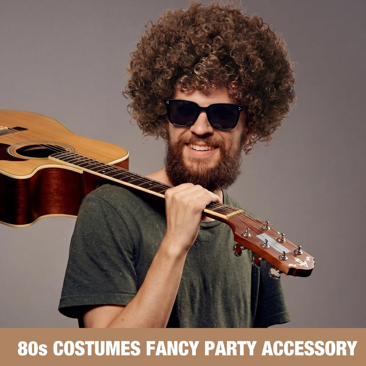Suncalla 6 Set Afro Wigs for Halloween Party Mixed Colors