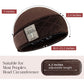 MYKURS Wig Grip Cap with Silicone Strip Non Slip, 2-in-1 Soft Wig Caps to Hold Wig in Place, Dark Brown 2 PCS