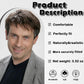 Mens Short Brown Wigs for Men Synthetic Realistic Natural Hair Male Cosplay Party Halloween Wigs
