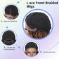 Kalyss 18" Side Part Locs Wigs Dreadlock Wigs for Black Women Lace Front Braided Wig with Baby Hair Curly Locs Wigs Japan-made Synthetic Braided Twist Wigs(Ombre Black to Brown)