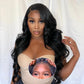 ONECHULY Wear and Go Glueless Wigs Human Hair Pre Cut 8x5 HD Lace Front Wig for Beginners 180% Density Body Wave no Glue Lace Wigs Human Hair 30 Seconds to Wear Beginner friendly 28inch