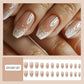 RTKHFZE Medium Press on Nails,Coffin Fake Nails,Ballerina Press on False Nails, Medium Nails Press Ons,with Designs Nails Acrylic Nails,Full Cover Glue on Nail for Women Manicure