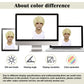 TOPHR Blonde Wig Men Short Straight 6 Inch Heat Resistant Synthetic Blonde Wig for men Daily Costumes or Halloween Wear