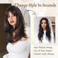 ISTGIFT Hair Toppers for Women Real Human Hair, Bangs Hair Clip 360° 3D Hair Toppers for Women No Bangs Top Hair Extensions, Hair Topper Hair Pieces for Women Daily (Honey Blonde Mixed Light Brown)