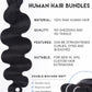 Lucklady 16A Raw Bundles Human Hair Body Wave, 4 Bundles 18 20 22 24 Inch Body Wave Bundles Human Hair, Triple Lifespan Virgin Remy hair