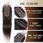 Tiny Knots Deep Middle Part Transparent 2x6 HD Lace Closure Straight Human Hair Pre Plucked