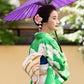 Union Power 1 Pair Japanese Style Hair Clips Sector Tassel Hair Accessories Flower Kimono Traditional Hairpins Barrette Cherry Blossom Hair Clamp Bride Hanfu Accessory for Womens (Pink)