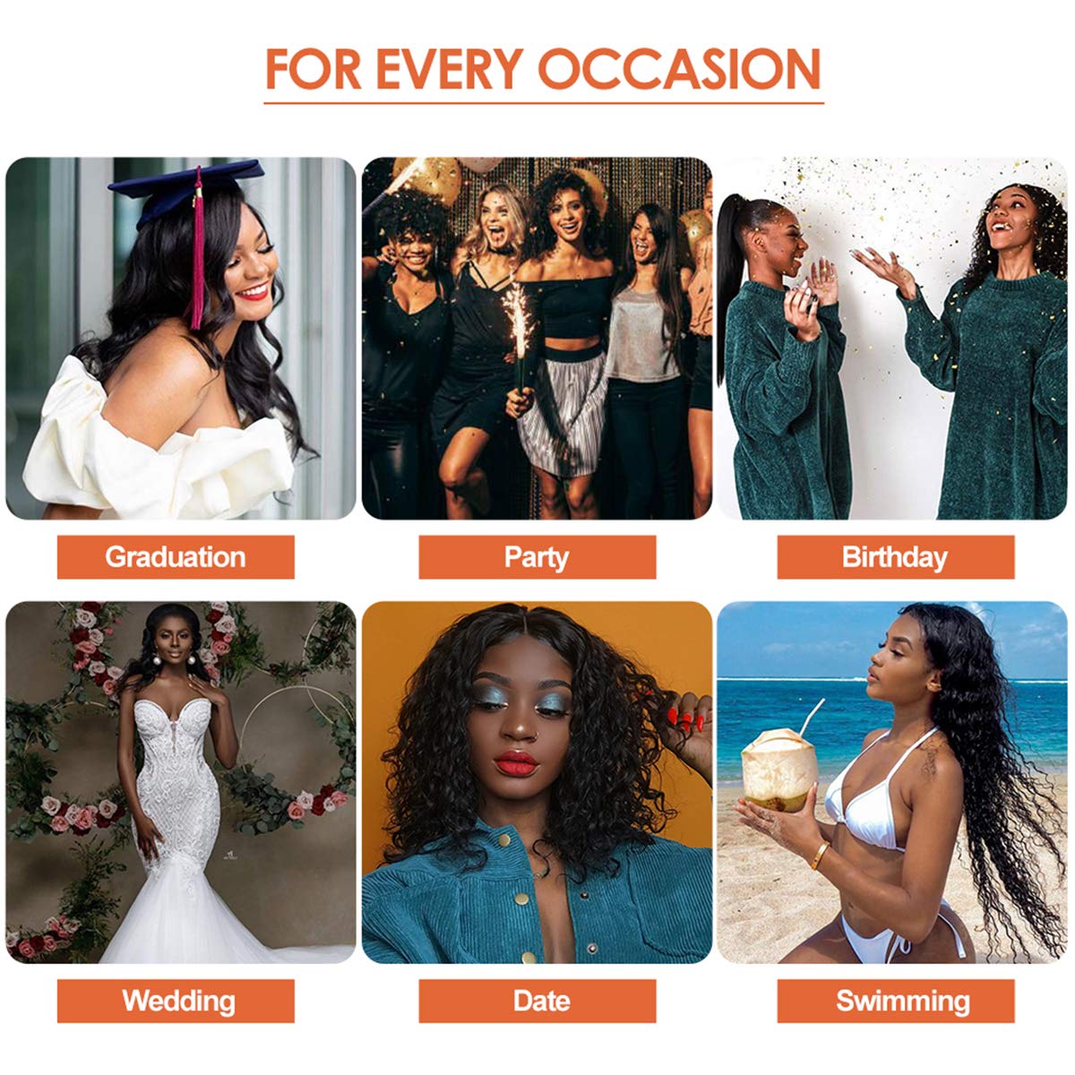 Celiarita Headband Wig Human Hair Deep Wave 10 inch None Lace Front Wig Human Hair Machine Made Wigs Glueless Curly Hair Headband Half Wigs for Black Women Human Hair Natural Color