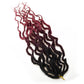 Faux Locs Crochet Hair 24Inch Crochet Locs, 6Packs Goddess Locs Soft Locs Curly Ends Faux Locs Synthetic Locs Crochet Hair Crochet Braids for Black Women Human Hair(1B/99J/530, 24'')