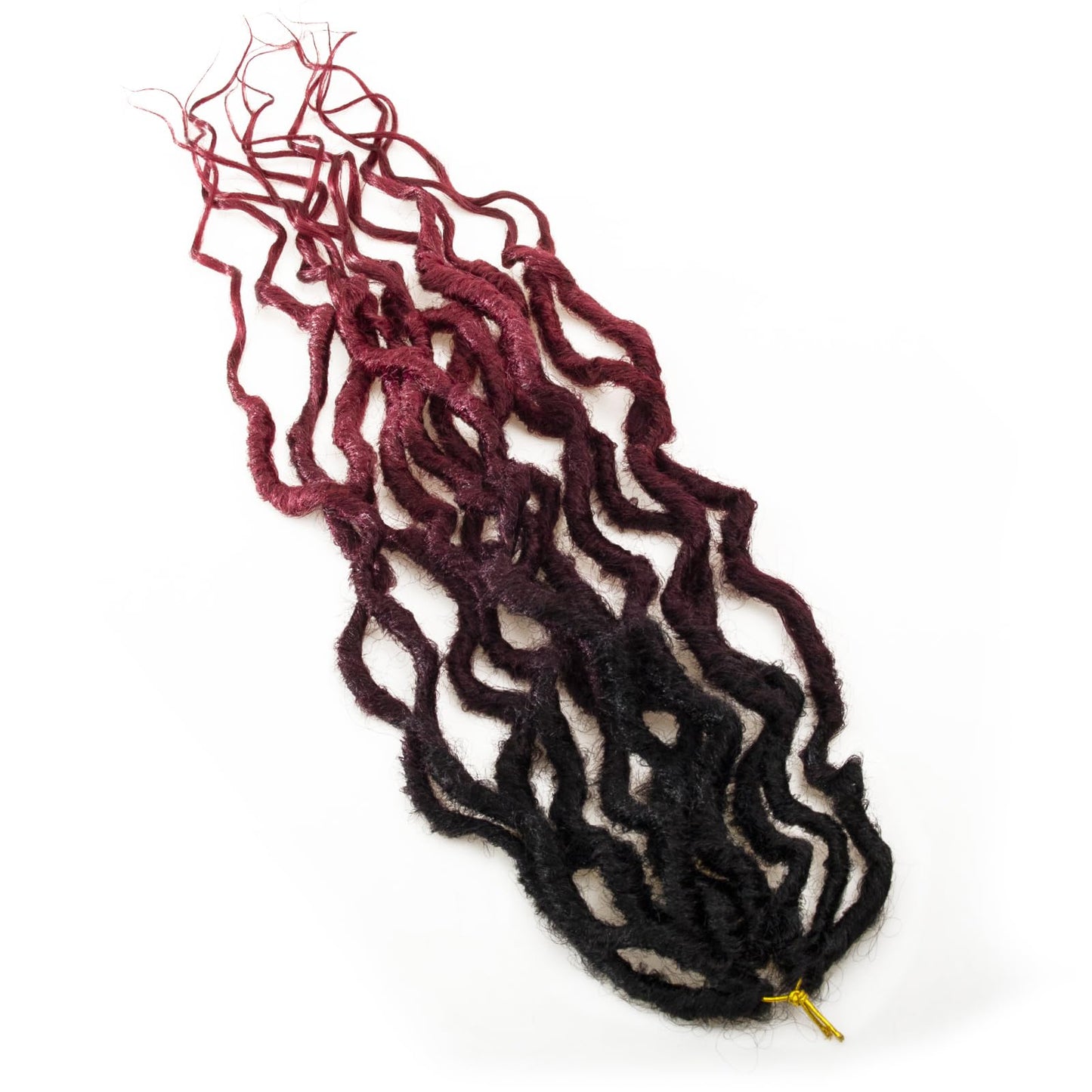 Faux Locs Crochet Hair 24Inch Crochet Locs, 6Packs Goddess Locs Soft Locs Curly Ends Faux Locs Synthetic Locs Crochet Hair Crochet Braids for Black Women Human Hair(1B/99J/530, 24'')