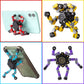 Gokeey Transformable Fidget Spinners 4 Pcs for Kids and Adults Stress Relief Sensory Toys for Boys and Girls Fingertip Gyros for ADHD Autism for Kids Gifts (Fidget Toy 4pc)