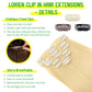 LORIEN Clip in Hair Extensions Real Human Hair, 18 Inch 100g, 613 Bleach Blonde, Clip in 100% Brazilian Remy Human Hair Extensions 8pcs Per Set with 18 Clips Double Weft