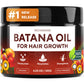 Batana Oil for Hair Growth - 100% Raw & Organic Dr Sebi Batana Oil - Cold-Pressed & Pure Unrefined Batana Hair Mask for Women & Men - Enhances Hair Thickness, Prevents Loss, Repairs Split Ends