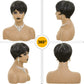 BOBCOO Pixie Cut Wig Short Wigs for Black Women Short Pixie cut Wigs for Black Women (Black Mixed With Grey)