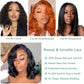 Douyin Bob Wig Human Hair 13x4 Frontal Lace Wig Body Wave HD Lace Front Wigs Human Hair Pre Plucked Glueless Bob Wigs for Women (12 inch,Natural Black)