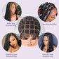 Suntefic Braided Wig Cap With Baby Hair Crochet Wig Cap For Crochet Braids Hair Glueless Double Full Hd Lace Wig Caps For Black Women (Black-69)