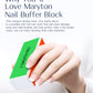 Maryton Professional Nail Buffer Block - Ultimate Shine Nail Buffing Block with 4 Way Buffing Methods, Smooth & Buff & Shine All-in-one Buffer for Optimum Natural Nail Care, 2 Count