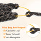Yewell 9 Packs Goddess Box Braids Crochet Hair Boho Crochet Box-Braids With Curly Ends Crochet-Hair For Black Women, 12 Inch Pre Looped Bohemian Crochet Box-Braiding (12Inch 9 Packs,T30)