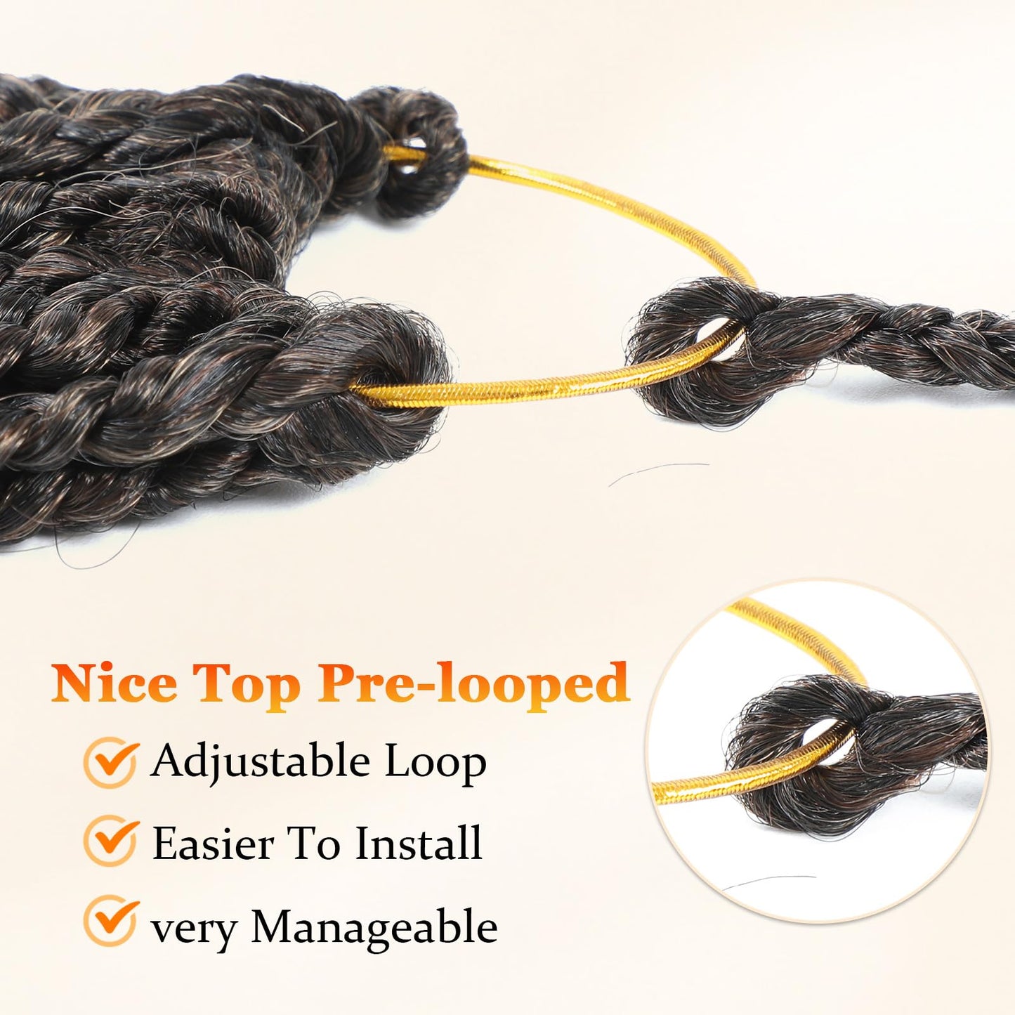 Yewell 9 Packs Goddess Box Braids Crochet Hair Boho Crochet Box-Braids With Curly Ends Crochet-Hair For Black Women, 12 Inch Pre Looped Bohemian Crochet Box-Braiding (12Inch 9 Packs,T30)