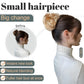 Hairro Human Hair Bun Hair Piece Remy Hair Bun Scrunchies Real Updo Hairpieces Wavy Stretchy Hair Bun Donot Elegant Chignon with Elastic Rubber Band Hair Accessory For Women 1PC 23g #613 Bleach Blonde