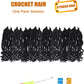 6 Inch Wavy Senegalese Twist Crochet Hair Color 2 Short Crochet Braids for Black Women 8 Packs Pre Looped Bob Kinky Twist Crochet Hair with Curly Ends for Kids (6 Inch,2)
