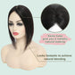 FU SHEN Human Hair Toppers for Women Hair Toppers for Women Real Human Hair Hair Pieces for Women with Thinning Hair Human Hair Toppers Hair Pieces Wiglets 9×11CM Remy Hair Topper 12inch(1B#)