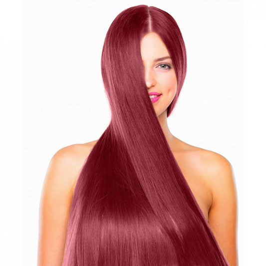 Hair Extensions for Women Red Straight Long Synthetic Wigs Natural Looking Hair Accessories for White Black Women Daily Party Use