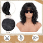 Suncalla 6 Set 80S Rocker Wigs for Halloween Party 3Color