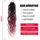 Faux Locs Crochet Hair 24Inch Crochet Locs, 6Packs Goddess Locs Soft Locs Curly Ends Faux Locs Synthetic Locs Crochet Hair Crochet Braids for Black Women Human Hair(1B/99J/530, 24'')