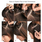 Hair Extensions Clip in Human Hair, Golden Blonde to Light Blonde Highlights Remy Human Hair Clip in Extensions 7 Pieces 70G Double Wefts 14 Inch Clip in Hair Extensions for Fine Hair Women
