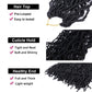 6 Packs Soft Locs Crochet Hair Pre Looped Faux Locs Crochet Braids Goddess Locs Dreadlocs Synthetic Hair For Black Women (1B, 18 Inch (Pack of 6))