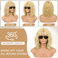 Suncalla 6 Set 80S Rocker Wigs for Halloween Party 3Color