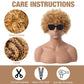 Suncalla 6 Set Afro Wigs for Halloween Party Mixed Colors