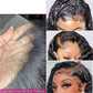 GzorOuzr 5X5 Deep Wave Lace Closure Wigs Human Hair Real Unprocessed Virgin Hair Human Hair With Baby Hair Glueless Wig for Women Brazilian Remy Human Hair Wig 18 Inch