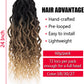 Goddess Locs Crochet Hair 6Packs 24Inch Pre-looped Crochet locs,Soft Locs with Curly Ends Dreadlocks Wavy Faux Crochet Locs Synthetic Crochet Braids Hair Extensions 72locs(24'', 1B/30/27)